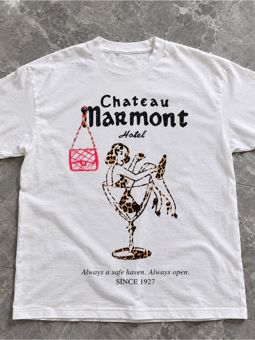 Chateau Maront Girl Gildan White Short Sleeve Tee